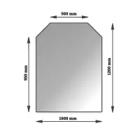 Žulová podložka 1000x1200 mm šesťuholník