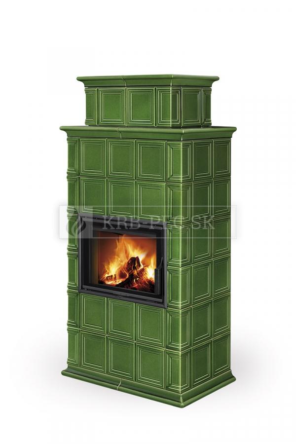 Romotop Baracca 11 H celokeramický krb s kobkou a šamotovým ohniskom krb-pec