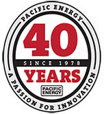 Pacific Energy 40 years logo krb-pec